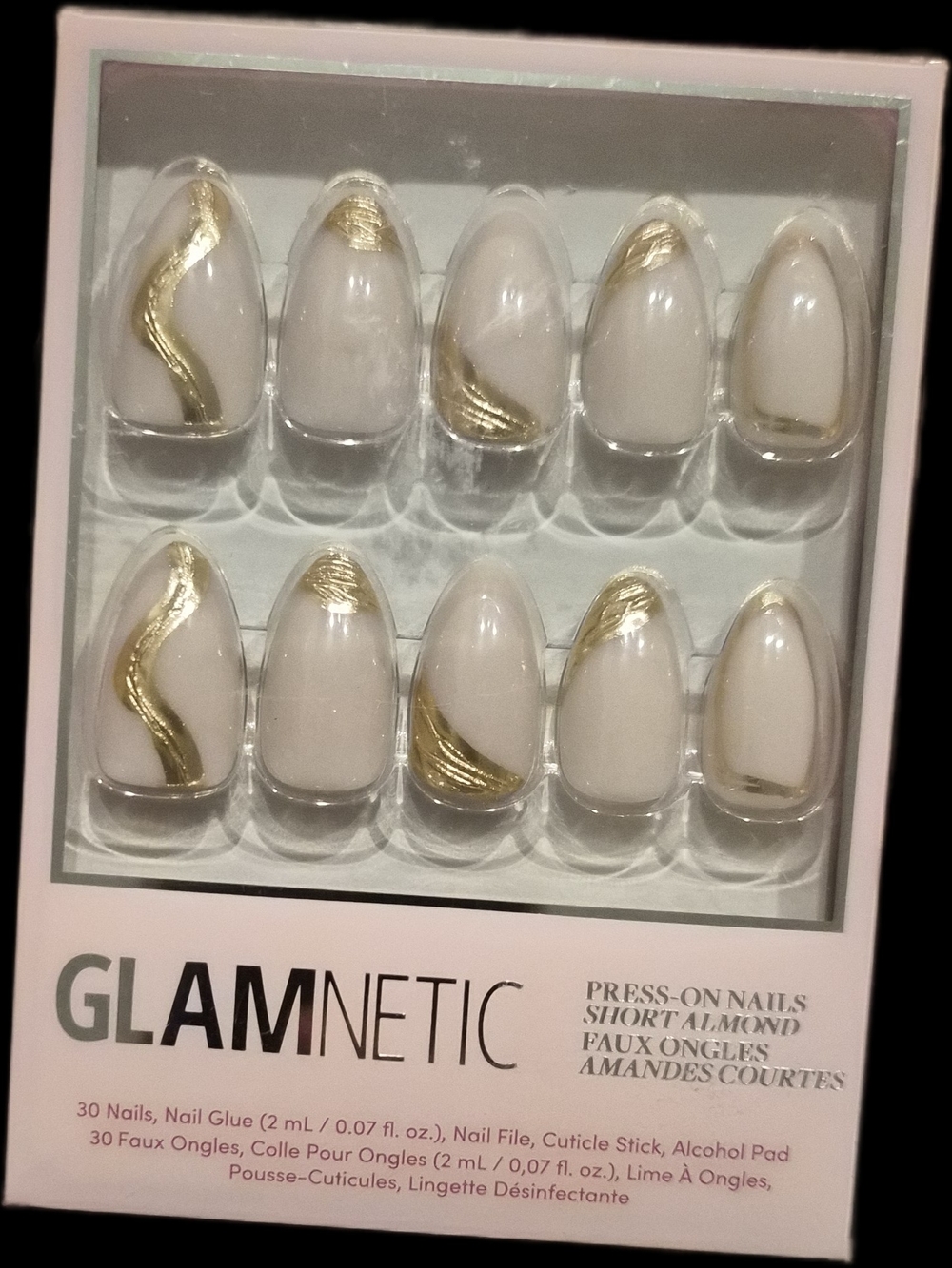 Glamnetic Almond Press-Ons- Material Girl
